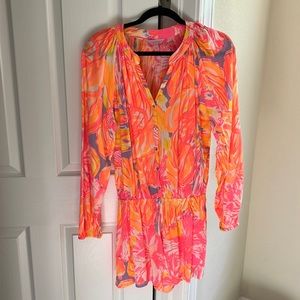 Lilly Pulitzer Elsa Sunsplashed Floral Romper